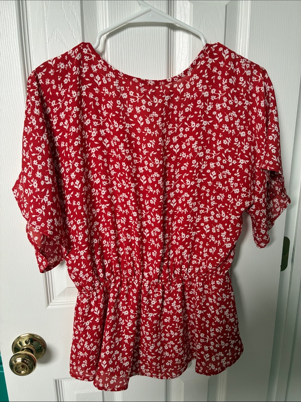 Sienna Sky Red and White Floral Dress - Picture 4 of 4